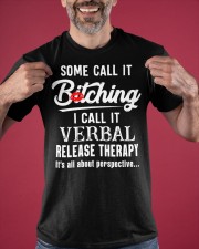 Some Call It Bitching I Can It Verbal Release Therapy T-Shirt Funny Womens Shirt Sayings Classic T-Shirt apparel-classic-tshirt-lifestyle-front-181