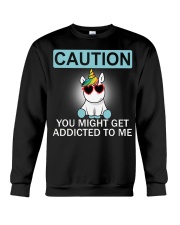Caution Unicorn T-shirt best shirt for you Crewneck Sweatshirt thumbnail