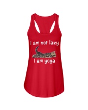 Cats Cute T-shirt Cats Yoga Funny Ladies Flowy Tank thumbnail