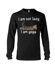 Cats Cute T-shirt Cats Yoga Funny Long Sleeve Tee thumbnail