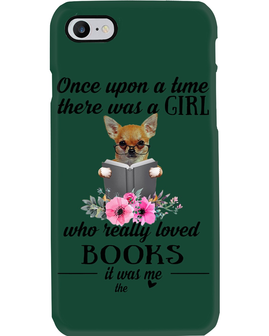 chihuahua once upon a time there was a girl Phone Case