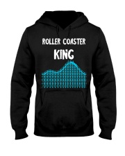 Roller Coaster King Shirt Merch Apparel Summer Vacation Roller Coaster Lover Gifts For Dad Hooded Sweatshirt tile