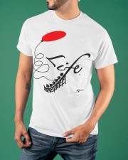 Life Roller Coaster T-Shirt Themed Clothing Rollercoaster Shirt Gifts Classic T-Shirt apparel-classic-tshirt-lifestyle-front-88
