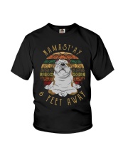 Namst'Ay 6 Feet Away bulldog Youth T-Shirt thumbnail