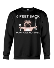 pug 6 feet back Crewneck Sweatshirt thumbnail