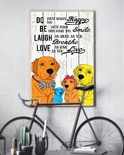 Do Be Laugh Love Labrador 11x17 Poster lifestyle-poster-7