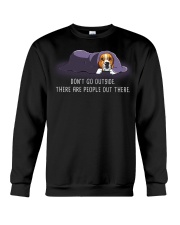 Don'T Go Outside There Are People Out beagle 2 Crewneck Sweatshirt thumbnail