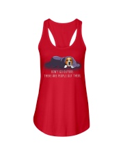 Don'T Go Outside There Are People Out beagle 2 Ladies Flowy Tank thumbnail