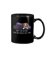 Don'T Go Outside There Are People Out beagle 2 Mug thumbnail