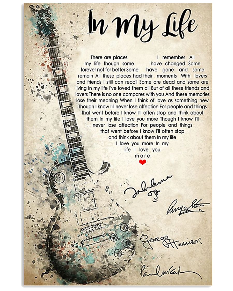 In My Life 11x17 Poster