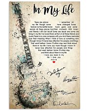 In My Life 11x17 Poster front