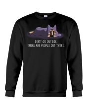 Don'T Go Outside There Are People Out german 2 Crewneck Sweatshirt thumbnail