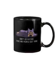 Don'T Go Outside There Are People Out german 2 Mug thumbnail