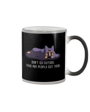 Don'T Go Outside There Are People Out german 2 Color Changing Mug thumbnail