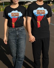 Curtain Call Dreams Shirt Funny Acting Actor Clothes Gifts For Young Actors Classic T-Shirt apparel-classic-tshirt-lifestyle-front-145