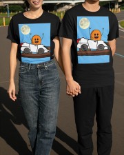 Bitcoin Ride Roller Coaster Shirt Funny Graphic T-Shirt Gifts For Roller Coaster Lovers Classic T-Shirt apparel-classic-tshirt-lifestyle-front-145
