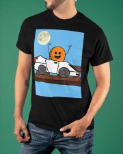Bitcoin Ride Roller Coaster Shirt Funny Graphic T-Shirt Gifts For Roller Coaster Lovers Classic T-Shirt apparel-classic-tshirt-lifestyle-front-88