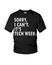 Sorry I Can't It's Tech Week Shirt Theatre Nerds Funny Saying T-Shirt Gift Ideas For Actors Youth T-Shirt tile