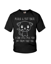 Please 6 Feet Back I Can Still Pis You Off cat Youth T-Shirt thumbnail