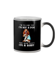 Basset Hound I'm Telling You I'm Not A Dog Color Changing Mug thumbnail