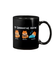 My Quarantine Routine Pomeranian2 Mug thumbnail