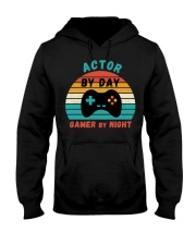 Actor By Day Gamer By Night Shirt Funny Tee Shirts Gifts For Grown Up Daughters Hooded Sweatshirt tile