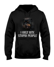 I Only Bite Stupid People Hooded Sweatshirt thumbnail