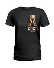 2020 The Year When Sht Got Rea golden Ladies T-Shirt thumbnail