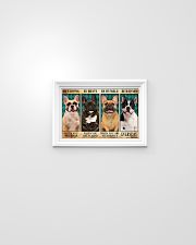 Frenchie Be Strong Be Brave Poster Cute Pictures For Wall 17x11 Poster poster-landscape-17x11-lifestyle-02