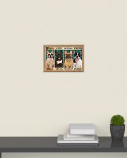 Frenchie Be Strong Be Brave Poster Cute Pictures For Wall 17x11 Poster poster-landscape-17x11-lifestyle-08