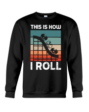 This Is How I Roll Roller Coasters Vintage Shirt Theme Park Thrill Seeker Vacation Apparel Crewneck Sweatshirt tile