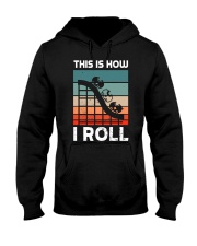 This Is How I Roll Roller Coasters Vintage Shirt Theme Park Thrill Seeker Vacation Apparel Hooded Sweatshirt tile