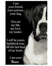 I Am Your Friend Your Partner Your Dog Boxer 11x17 Poster front