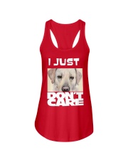 I Just Don'T Care Labrador Retriever Ladies Flowy Tank thumbnail