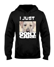 I Just Don'T Care Labrador Retriever Hooded Sweatshirt thumbnail