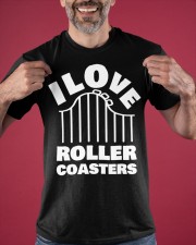 I Love Rollercoasters Shirt Park Lovers Themed T-Shirt Gifts For Teenage Grandsons Classic T-Shirt apparel-classic-tshirt-lifestyle-front-181