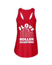 I Love Rollercoasters Shirt Park Lovers Themed T-Shirt Gifts For Teenage Grandsons Ladies Flowy Tank tile
