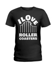 I Love Rollercoasters Shirt Park Lovers Themed T-Shirt Gifts For Teenage Grandsons Ladies T-Shirt tile