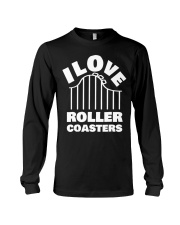 I Love Rollercoasters Shirt Park Lovers Themed T-Shirt Gifts For Teenage Grandsons Long Sleeve Tee tile