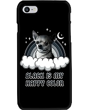 Black Is My Happy Color chihuahua Phone Case thumbnail