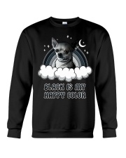 Black Is My Happy Color chihuahua Crewneck Sweatshirt thumbnail