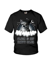 Black Is My Happy Color chihuahua Youth T-Shirt thumbnail