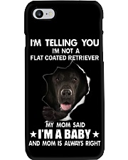 Im telling you im not a flat coated retriever Phone Case thumbnail