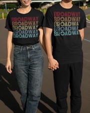 Broadway Shirt Musical Quote Retro Apparel Gifts For Musical Theatre Lovers Classic T-Shirt apparel-classic-tshirt-lifestyle-front-145