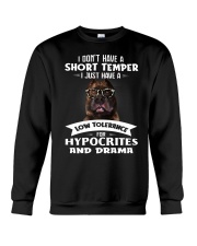 Pitbull I Don't Have A Short Temper Crewneck Sweatshirt thumbnail
