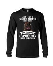 Pitbull I Don't Have A Short Temper Long Sleeve Tee thumbnail