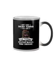Pitbull I Don't Have A Short Temper Color Changing Mug thumbnail