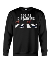 dachshund social distancing Crewneck Sweatshirt thumbnail