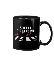 dachshund social distancing Mug thumbnail
