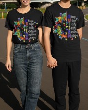 Autism Awareness Shirt Always Unique Totally Autism Acceptance Shirts Gift Ideas Classic T-Shirt apparel-classic-tshirt-lifestyle-front-145